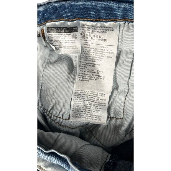 Rare Levi’s Premium Engineered Jeans Red Tab W31 L30 Custom Curved Hem - Picture 12 of 16